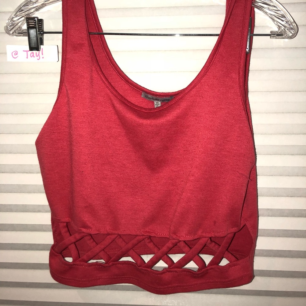 Crop Cut Out Top